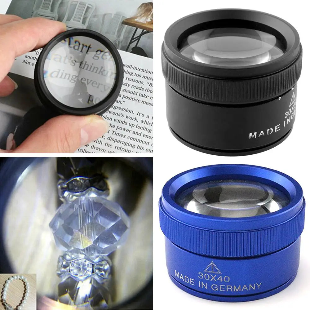 Professional Mini Premium Glass Lens Loop HD Magnifier Measuring Magnifier Microscope Quake