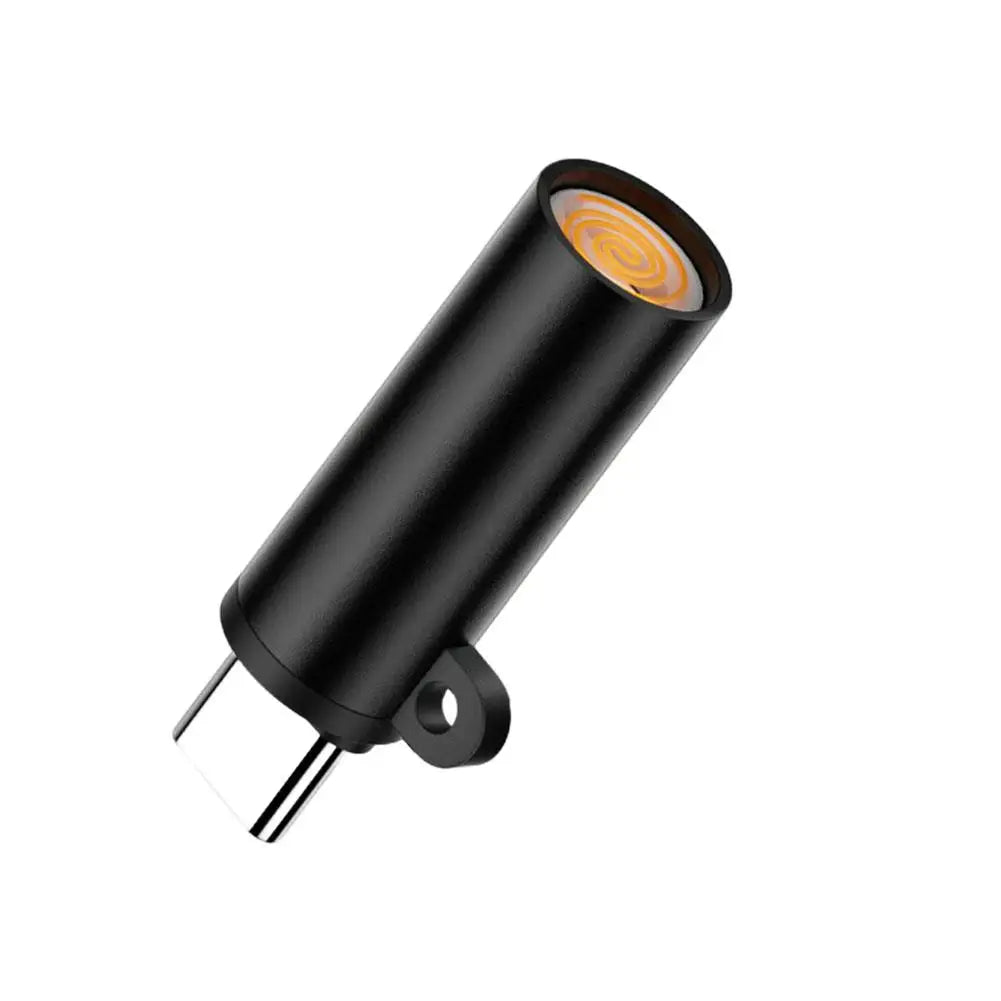 Type-C Mini Windproof Heating Wire Electronic Matchless Lighter Portable Outdoor Small Flame Starter Quake black 1