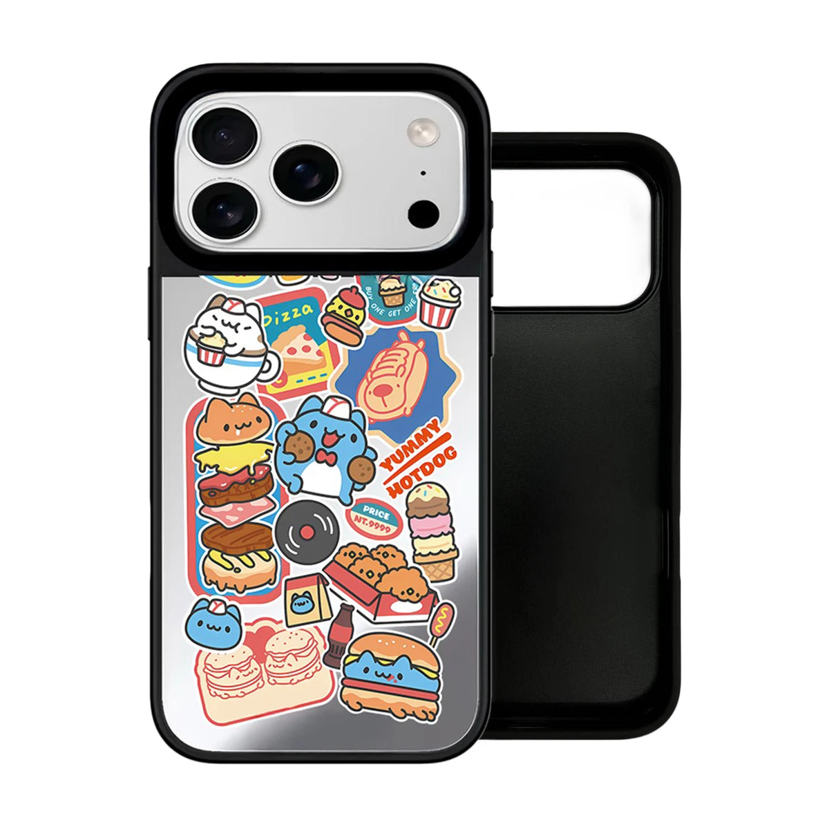 6090170 Mirror Surface Magnetic Phone Case Cover for IPhone 13 14 15 16 17 18 Pro Max Case Quake mirror (no magsafe) iPhone 18 Pro Max
