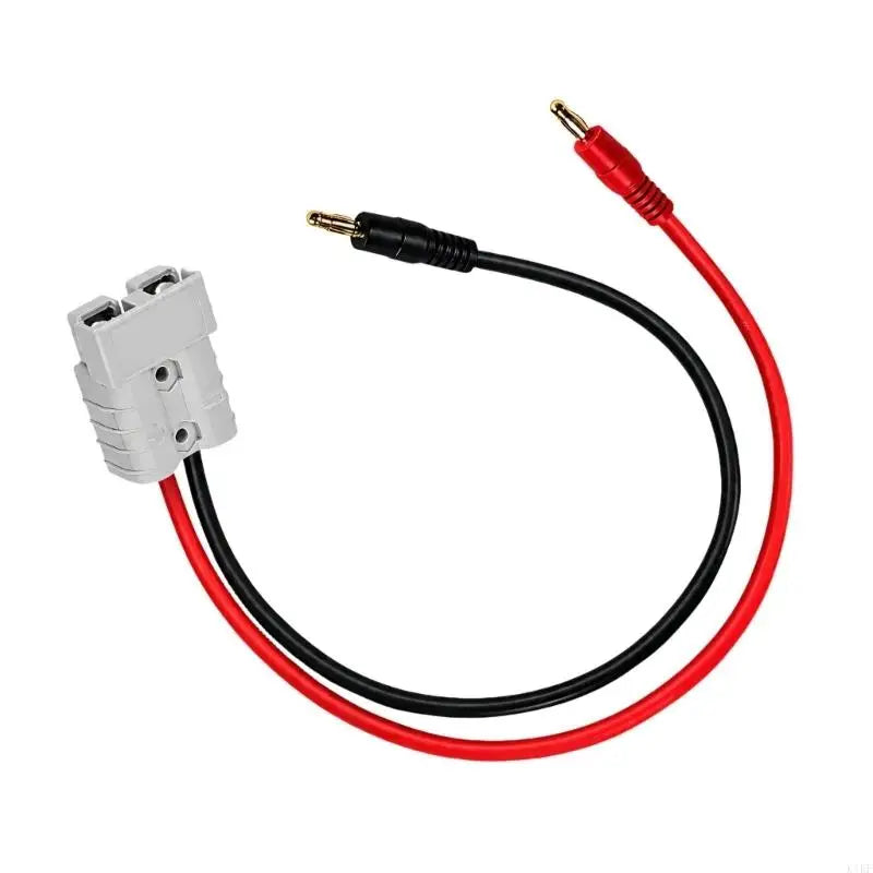 SB50 Battery Cable with Separate Male Banana Terminals, PVC Covering, and Red and Black Polarity Lines for Compatible Power K1KF Quake
