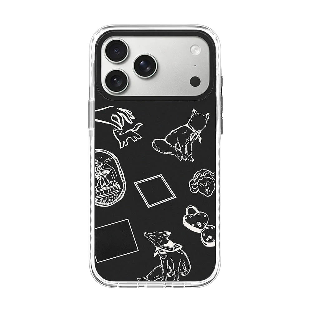 6082816 White Border Magnetic Case: Compatible with IPhone 18 17 16 15 14 13 Pro Max 18Pro Quake white (MagSafe) iPhone 14 Pro Max
