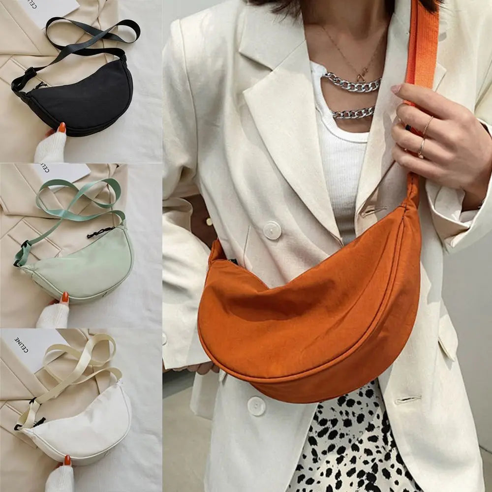 Fashion Casual Hobos Portable Underarm Bag Shoulder Bags Cross Body Bag Chest Bag Quake