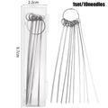 Stainless Steel Showerhead Cleaning Needle Set Anti-clogging Shower Head Cleaner Multi-purpose Mobile Phone Hole Cleaning Tool Quake 1Set