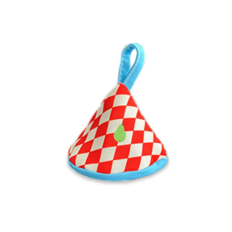 Triangle Anti Scald Pot Ear Sleeve Cute Heat Insulation Cap for Cast Iron Casserole Kitchen Pot Handle Protective Cover Quake pear