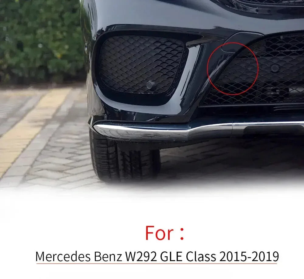 For Mercedes-Benz GLE W292 2015-2019 2928855722 Car Front Side Bumper Tow Hook Cap Towing Eye Cover ABS Auto Accessories Parts Quake