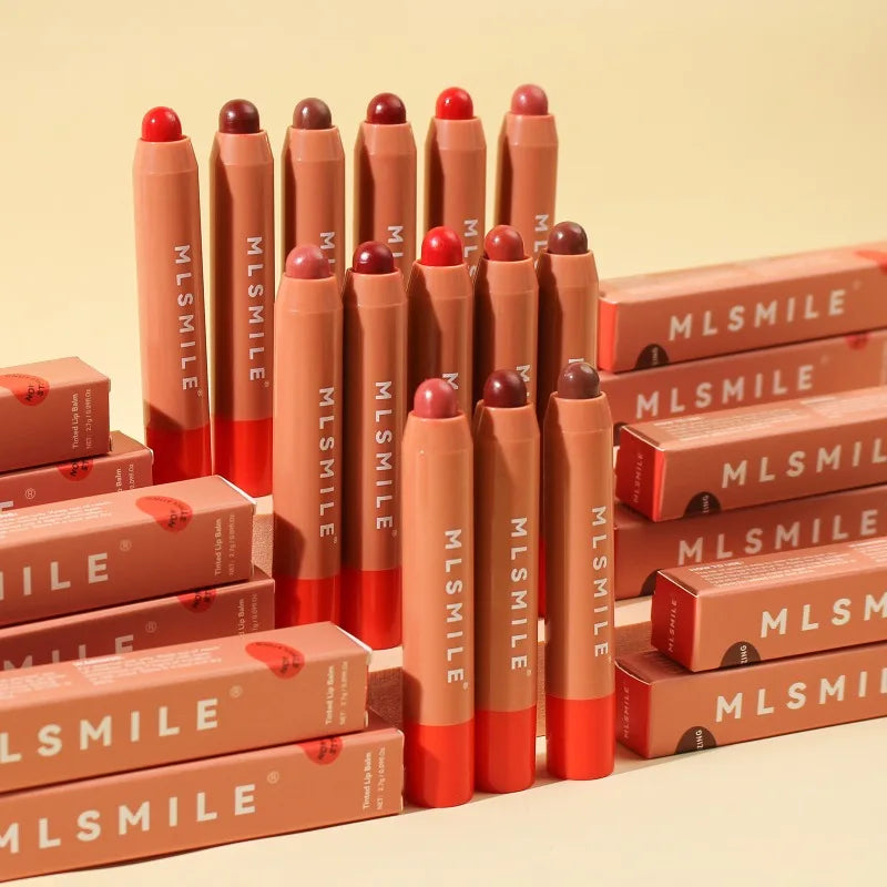 6 Colors Lipstick Pen Waterproof Long-Lasting Natural Shine Moisturizing Non-stick Perfect Sexy Lip Gloss Women Makeup Quake