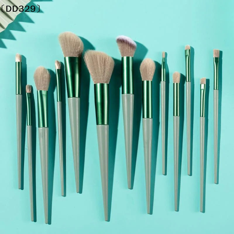 13Pcs Makeup Brush Set Full Function Cosmetic Brushes With Portable Storage Bag For Travel Daily Beauty Makeup〔DD329〕 Quake
