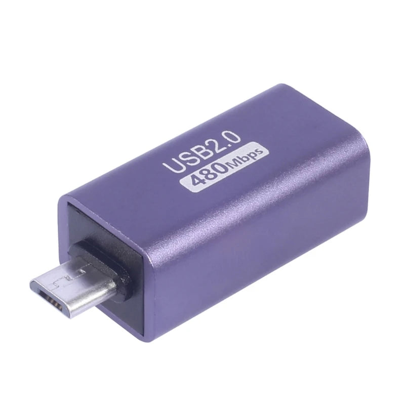 USB/USB B/Type C/Minis USB/MicroUSB Male Male Convert Connectors Support Data & Charging for Printers/Scanner K1KF Quake microUSB