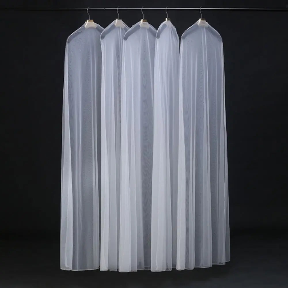 Wedding Dress Garment Protector Dust-proof Covers Bride Gown Storage Bags Clothing Cover Transparent Wardrobe Case Quake