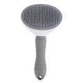 Dehairing Pet Comb Cat Comb Automatic Hair Removal Dog Comb Floating Hair Removal Cleaner Pet Supplies Quake Grey G437A