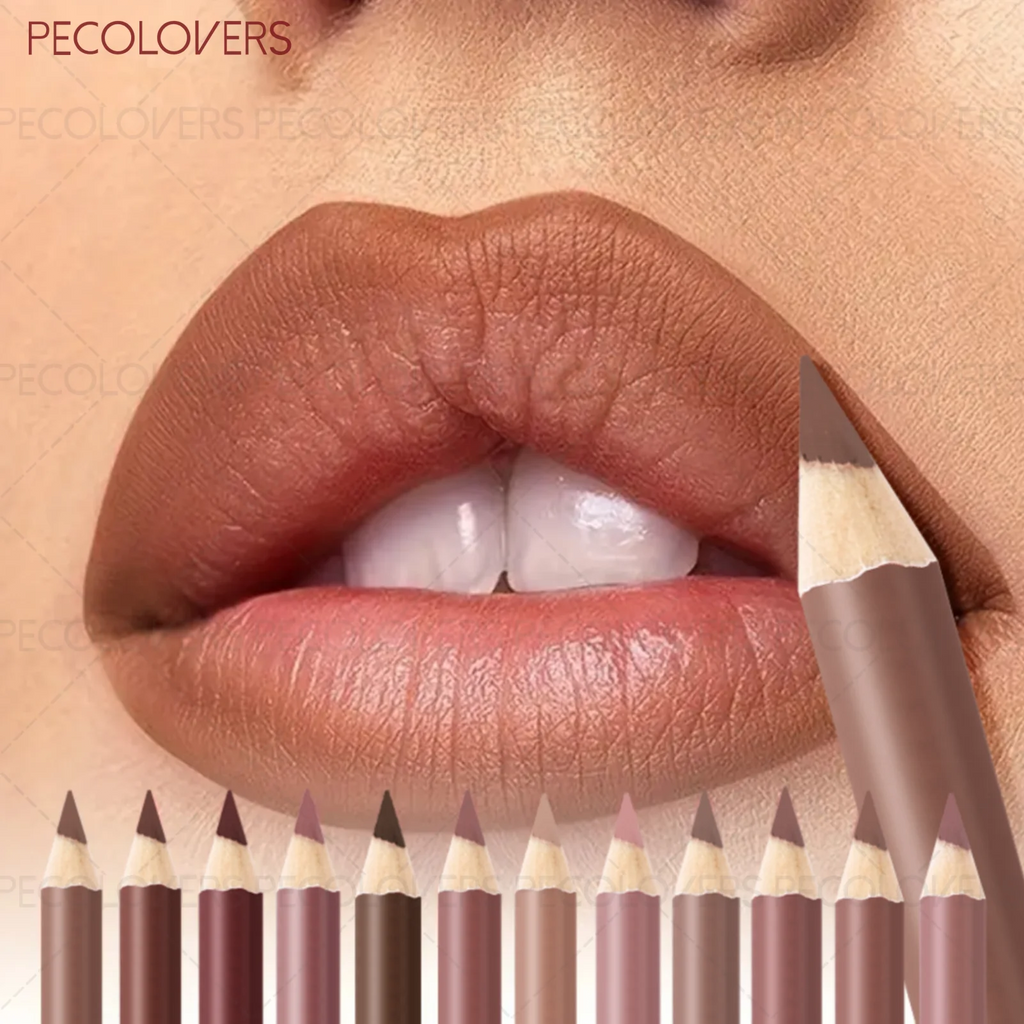 1 Pcs Matte Lip Liner Pencil, Multiple Red Brown Tones Lipstick Pen, Define Lip Lines, Smooth To Slide, Perfect Birthday Gifts Quake