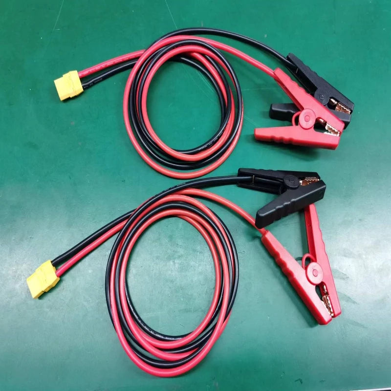 Heavy Duty 10/12AWG XT60/90 to Alligator Clips Cable High Current Low Resistance Wire Lithium Charging Model Aircraft Power Cord Quake