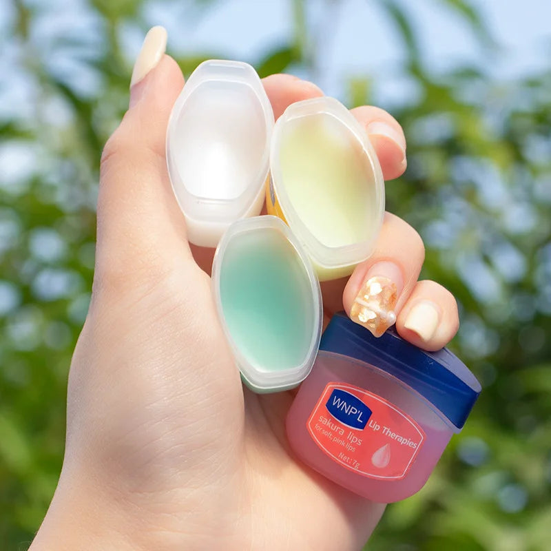 Moisturizing Lip Balm Sets Lipstick Makeup Natural Plant Lip Balm Anti-Cracking Lips Nourishing Lip Care Strawberry Honey Quake