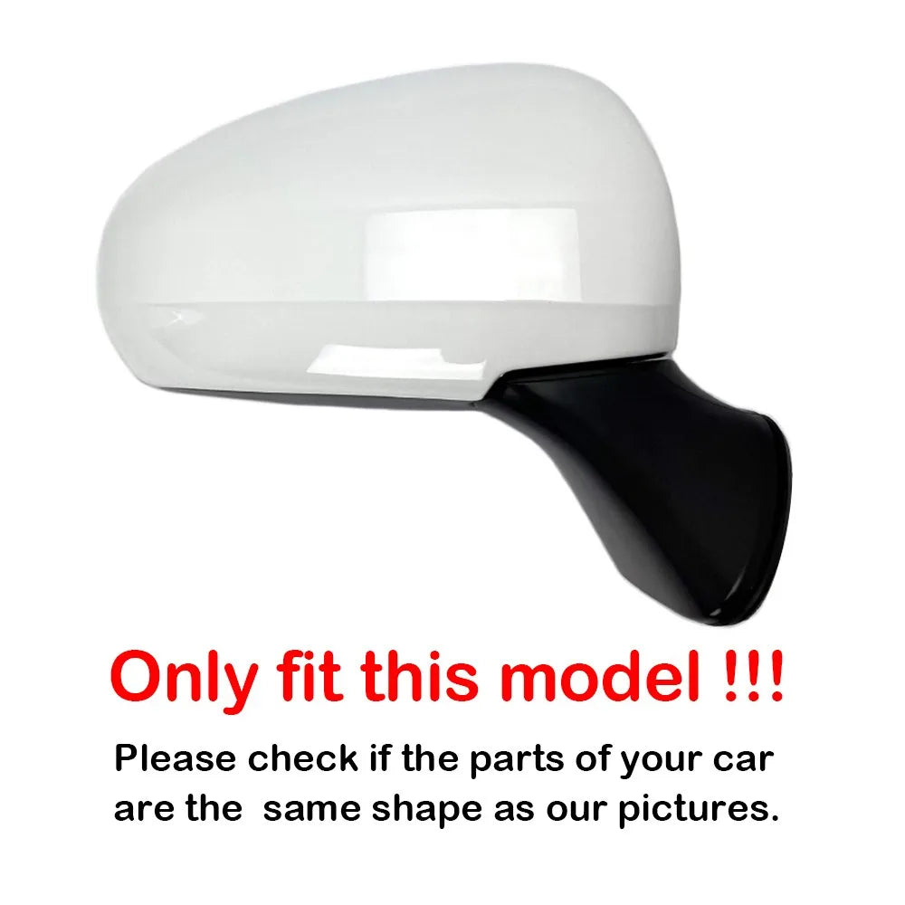 For Toyota Prius 2010-2015 2x Car Sticker Rearview Side Mirror Cover Wing Cap Exterior Case Trim Accessories Vehicle Decorati Quake