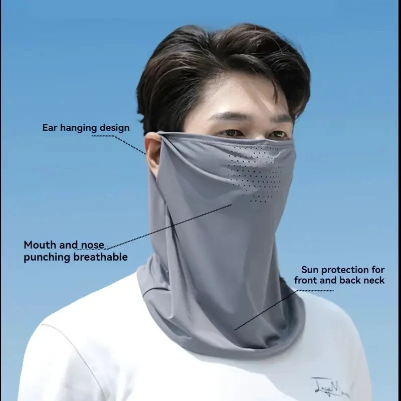 1pc UV Protection Scarf Face Mask for Women - Versatile for Driving, Fishing, and Mountaineering - Sun Protection Quake