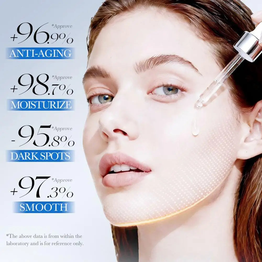 30ml Salmon Copper Peptide Serum Ampoule Fade Fine Lines Collagen Essence Facial Moisturizing Whitening Firming Skin Care Quake