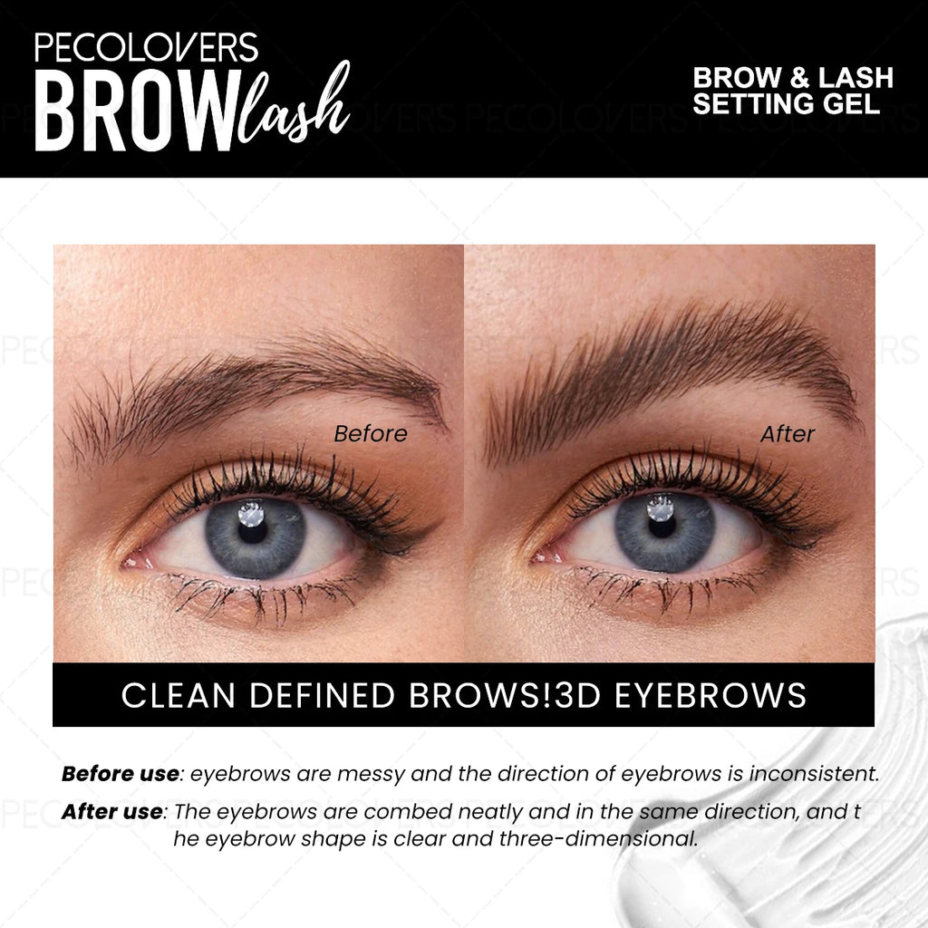 Long-lasting Waterproof Eyebrow Styling Soap, Transparen Eyebrow Gel with Brush, Natural Eyebrows Styles, Quick Onset and Drying Quake