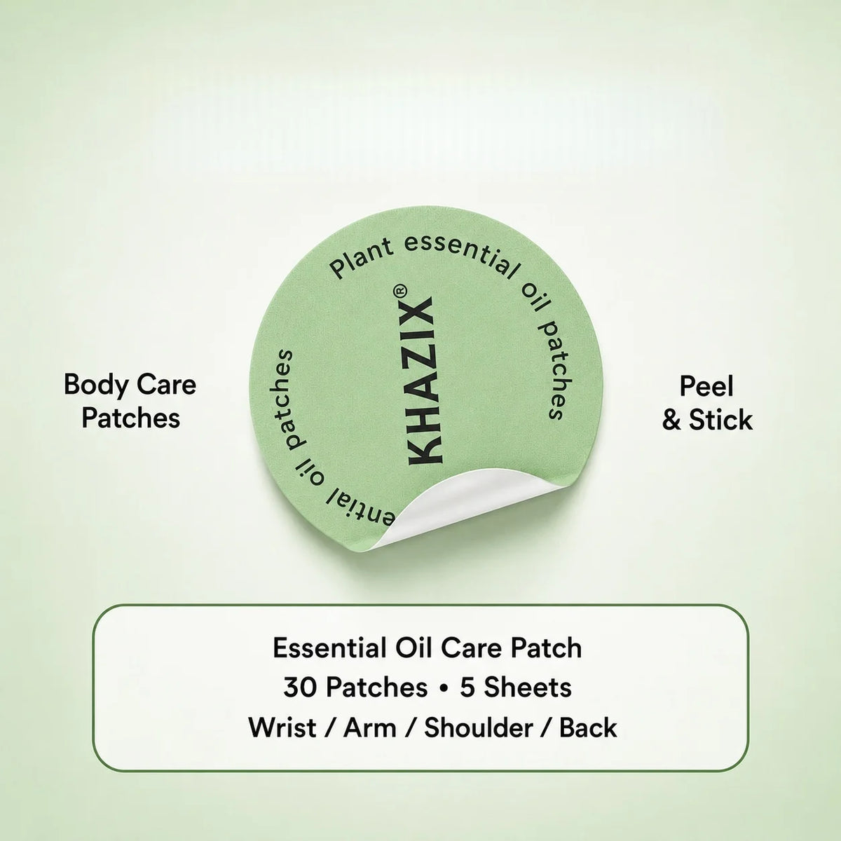 30Pcs Energy Patches Natural Ingredients Vegan Friendly Daily Energy Boost Patch Portable Body Stickers for Work Travel Sports Quake