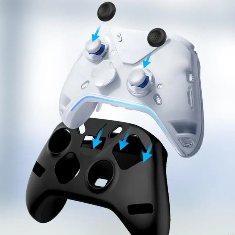 Protector Sleeve Protective Case for 5 Flexible Skin Game Controller Soft Silicone Cover Scratchproof K1KF Quake