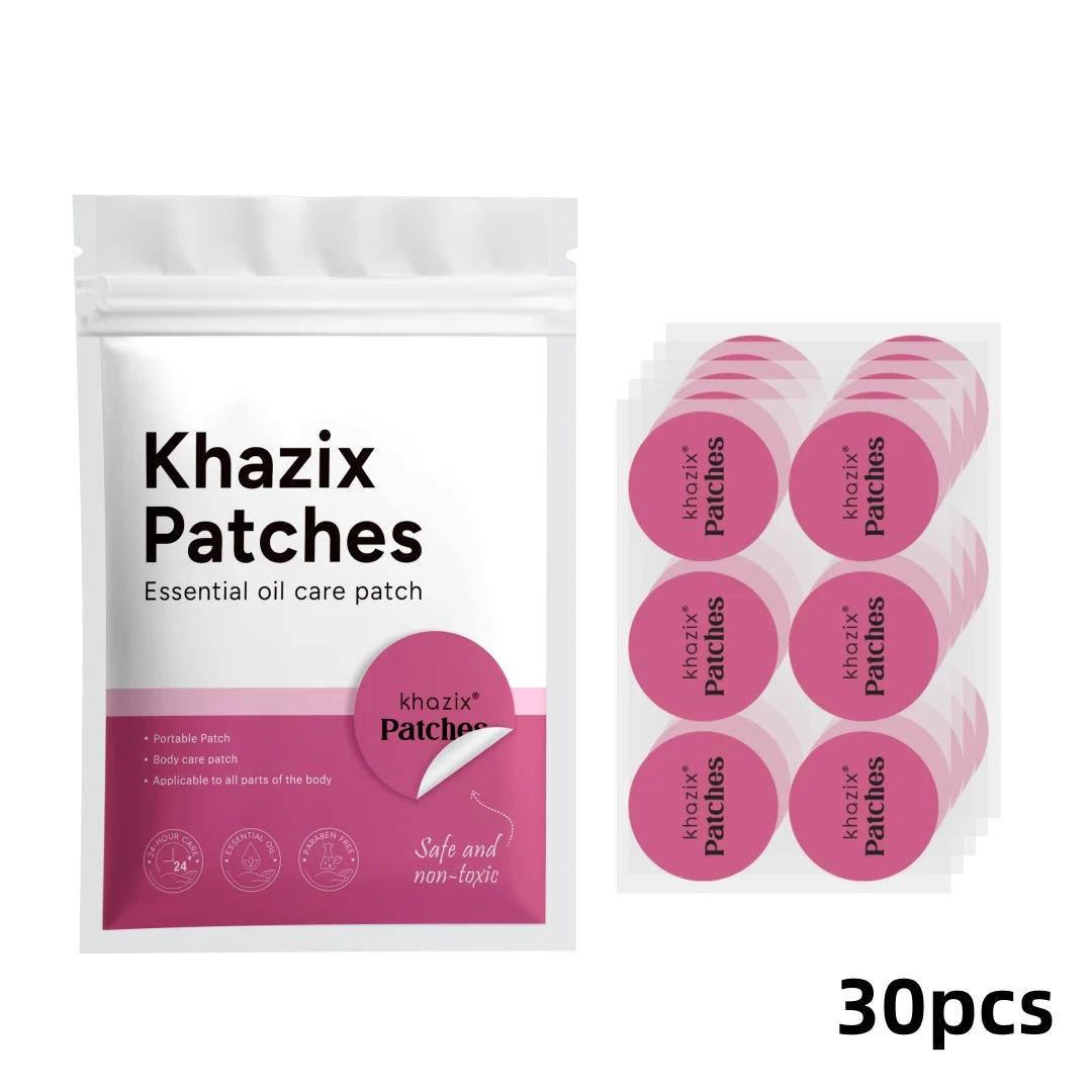 30Pcs Energy Patches Natural Ingredients Vegan Friendly Daily Energy Boost Patch Portable Body Stickers for Work Travel Sports Quake 30pcs