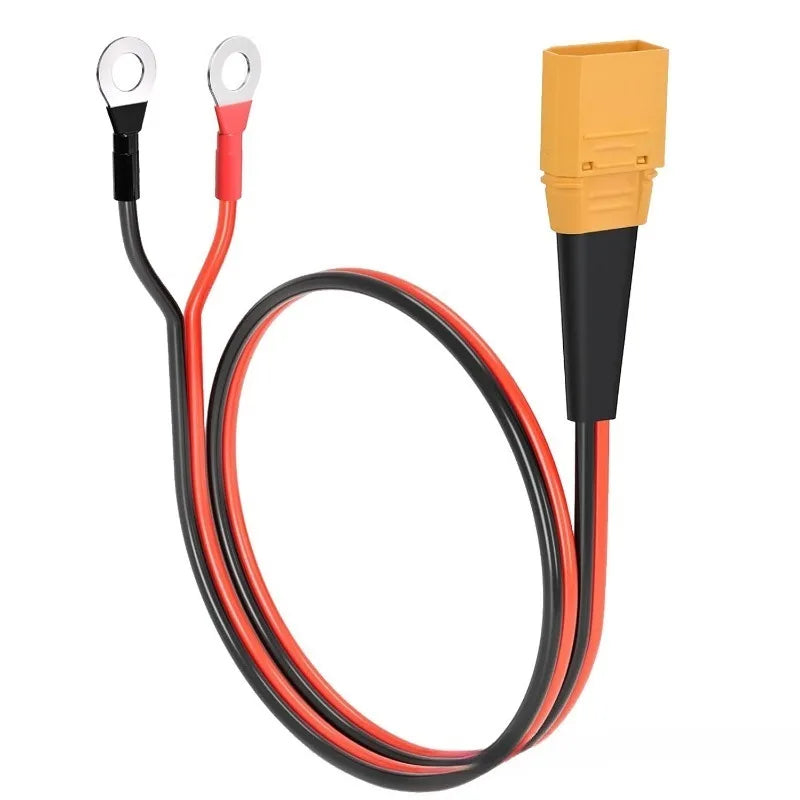 XT90H XT90S-F XT90E-M to M3-M10 Ring Terminal Adapter, 12AWG High Temp Power Cable for RC Model Lipo Battery Charger Wiring Quake