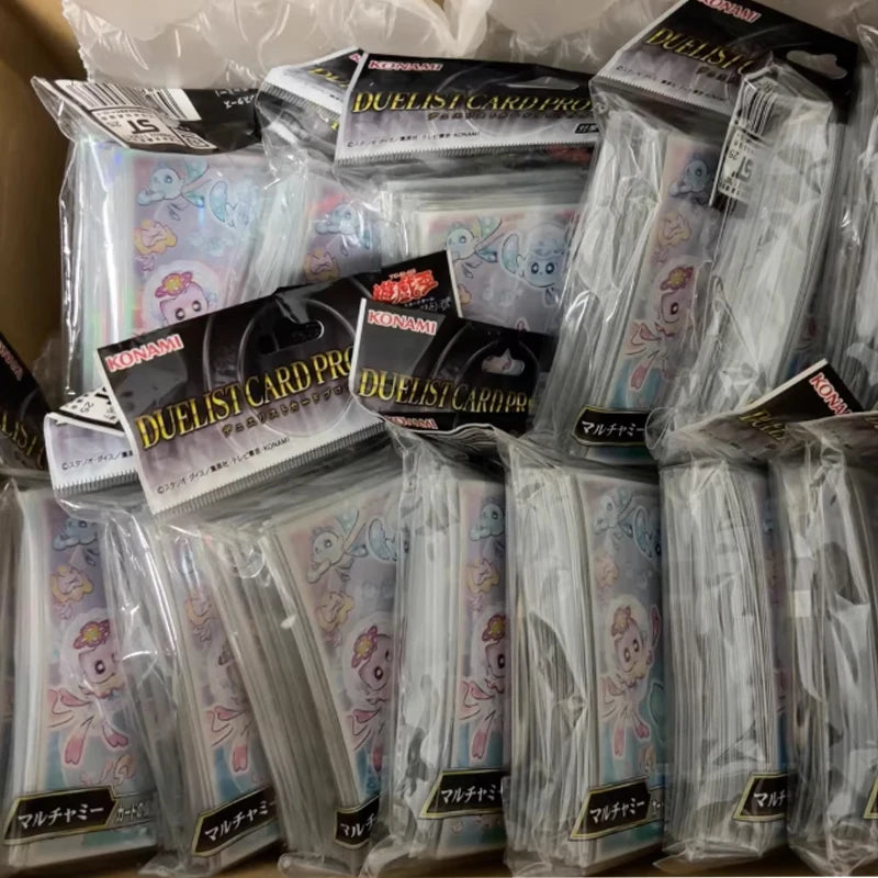 2025 New 100Pcs Official Yu-Gi-Oh Mulcharmy Jellyfish Card Sleeves 63x90mm YCSL Nagoya Todofriend Jellyfish Limited Gift Toys Quake