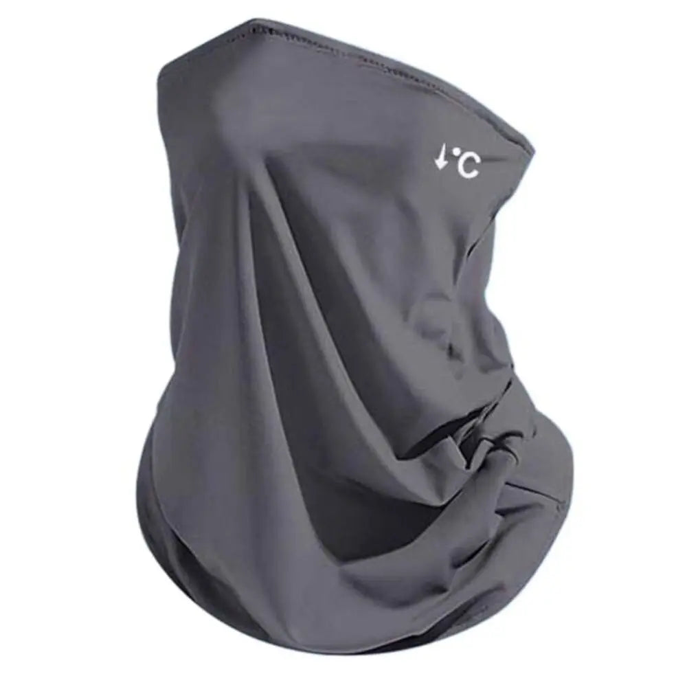New UPF50+ Ice Silk Mask Quick Drying Anti-UV Sun Protection Mask Breathable Polyester Sun Protection Scarf Cycling Quake