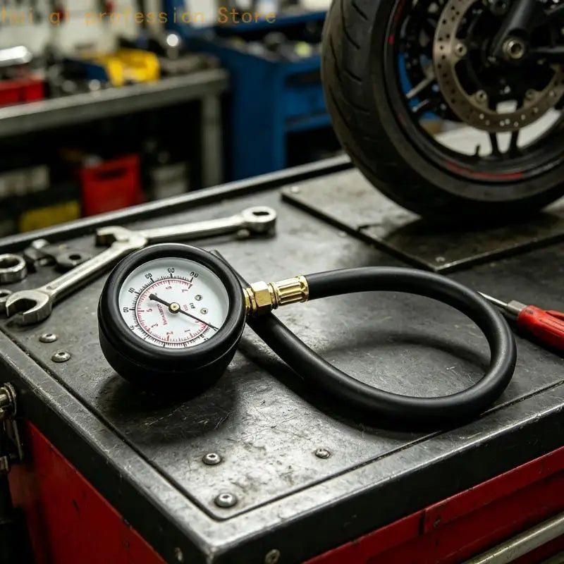 Alloy Cylinder Compression Meter With Ergonomic Handle For Accurate Diagnostics H8WE Quake