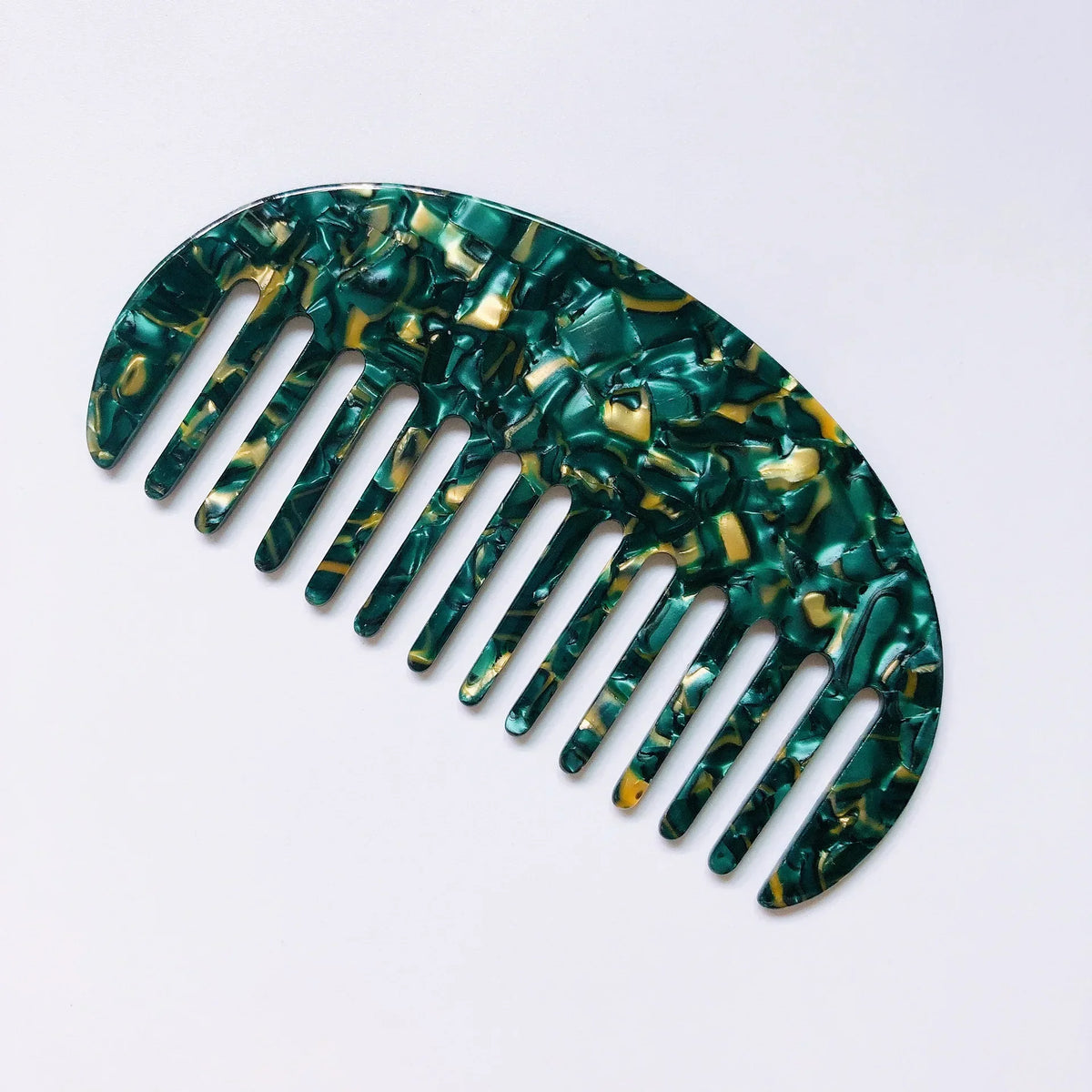 Wide Teeth Acetate Hair Combs Anti-static Massage Hair Brush Hairdressing Colorful Hairdress Salon Styling Traveling Accessories Quake NO.30 12x5.9cm