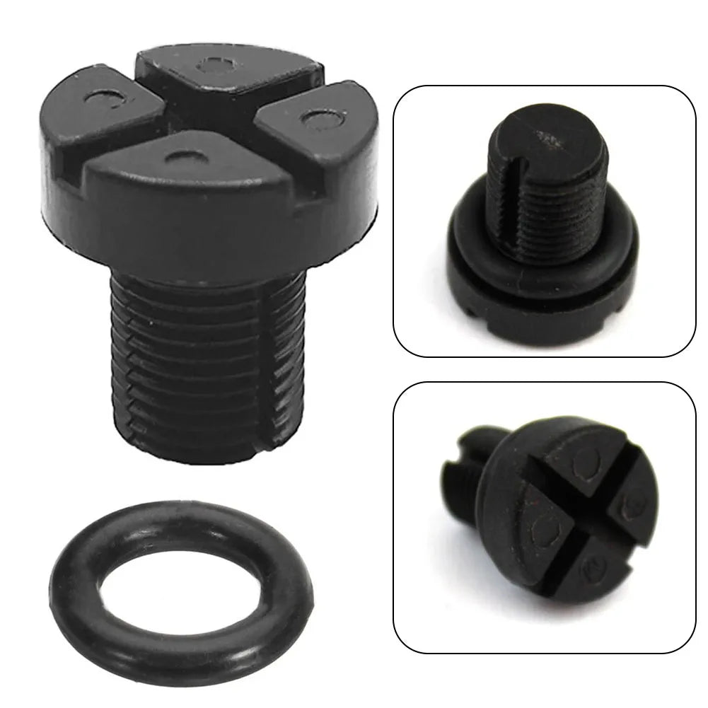 Bolt Radiator Rubber Valve Bolt ABS Black Breather Valve Bolt Radiator High Quality For BMW E34 E36 E39 E46 E83 Quake