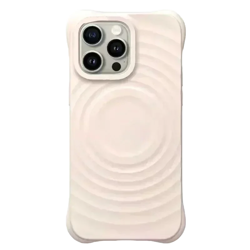 608231 Wave Magnetic Phone Cover for IPhone 13 14 15 16 17 18 Pro Max Case for IPhone 18Pro Quake