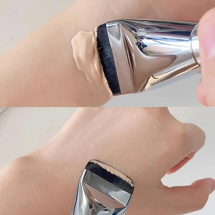 Beauty makeup tools one-word foundation brush do not eat powder flat head base makeup brush makeup brush Quake
