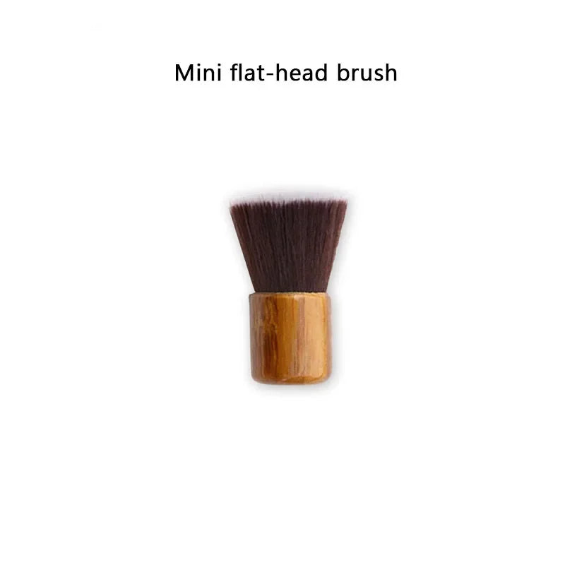 1PCS Professional Makeup brushes Bamboo Handle Powder Concealer Liquid Foundation Makeup Tools Beauty Cosmetics Brusher Quake