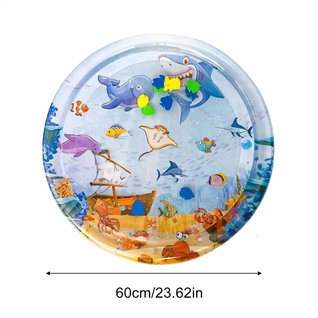 Thicken Interactive Cat Play Mat Water Bed Sensory Pet Supplies for Puppy Kitten Indoor Outdoor Home Living Room Balcony Summer Quake