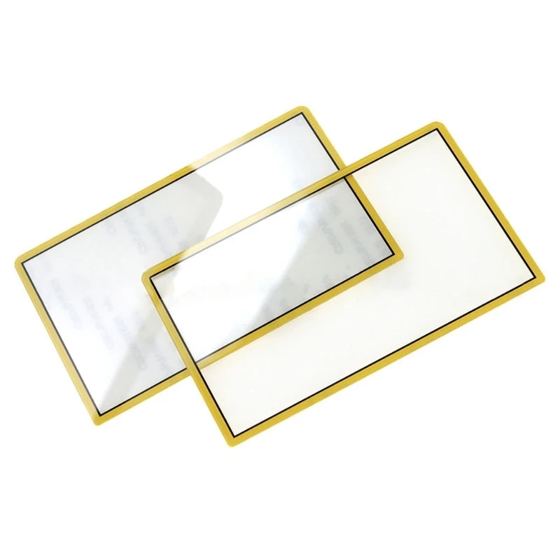 Upper Front Top Screen Frame Lens Cover LCD Screen For 3DS XL / New 3DS XL K1KF Quake Yellow