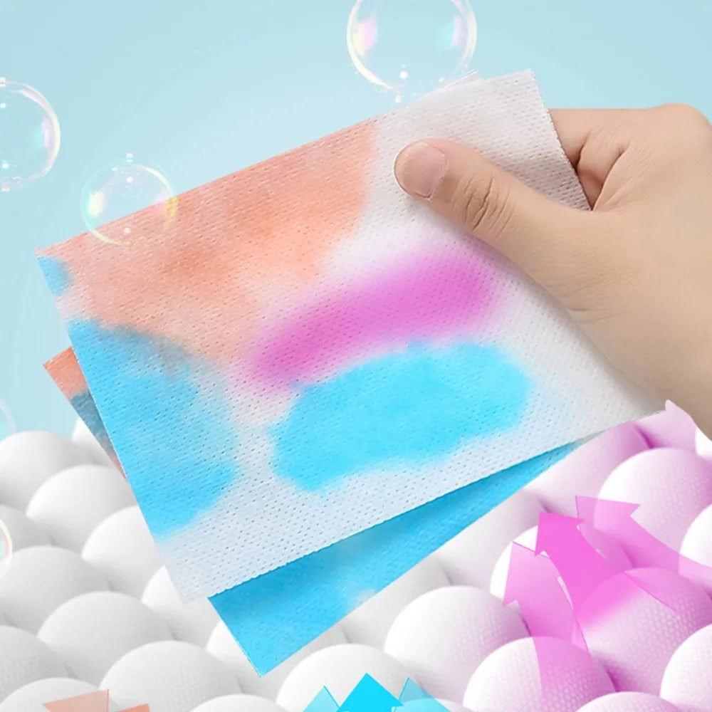 Anti-Dyeing Laundry Tablets Color Absorption Sheet Washing Machine Cleaning Clothing Supplies Anti-Cross Color Laundry Sheets Quake