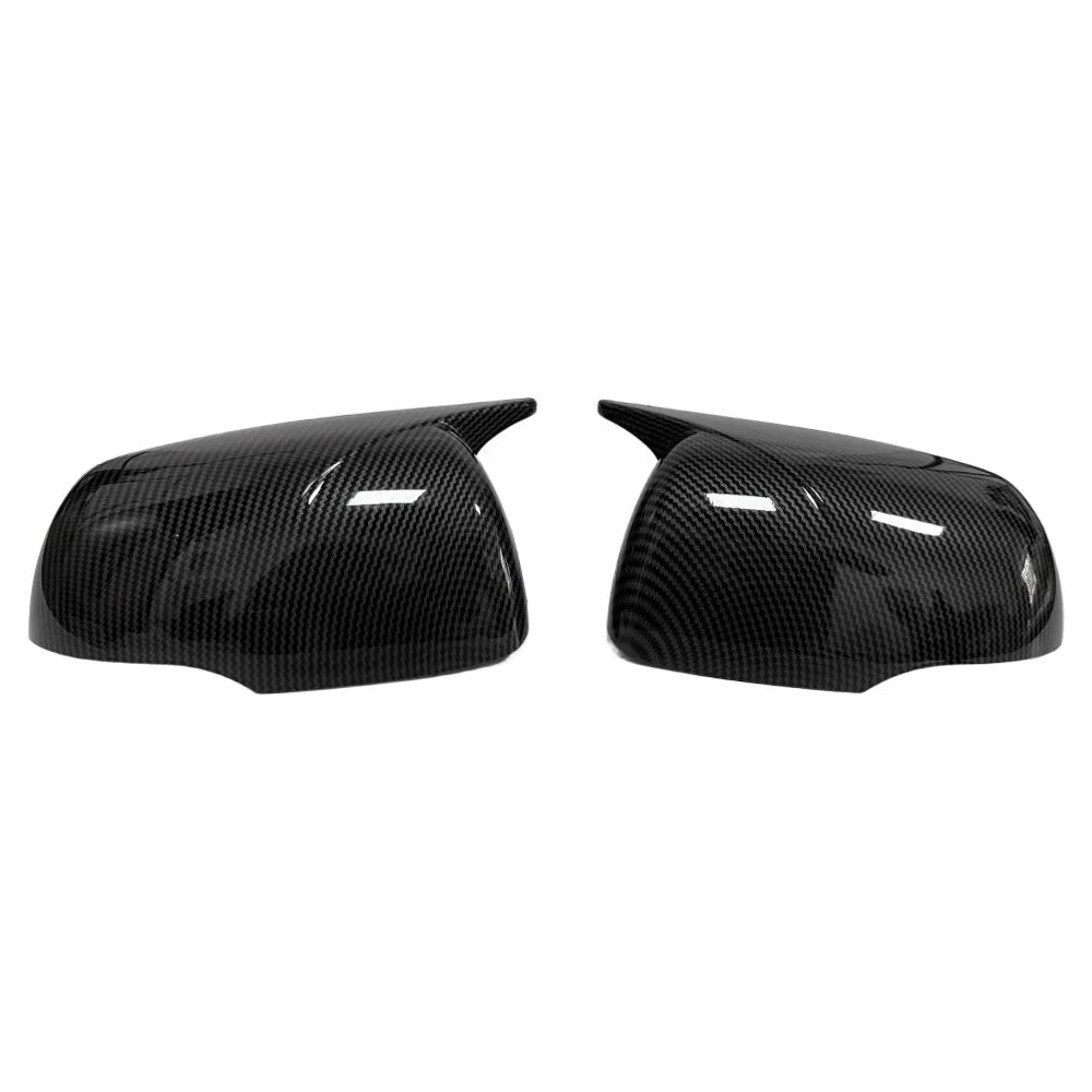 For Kia Picanto 2012-2025 2x Car Sticker Rearview Side Mirror Cover Wing Cap Exterior Case Trim Accessories Vehicle Decoration Quake With Ligh Carbon
