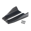 Spoiler Splitter Car Bumper Spoiler Rear Lip Diffuser Carbon fibre Car Corner Bumper Guards ABS Extensions Scratch Protector Car Quake 35cm-Carbon