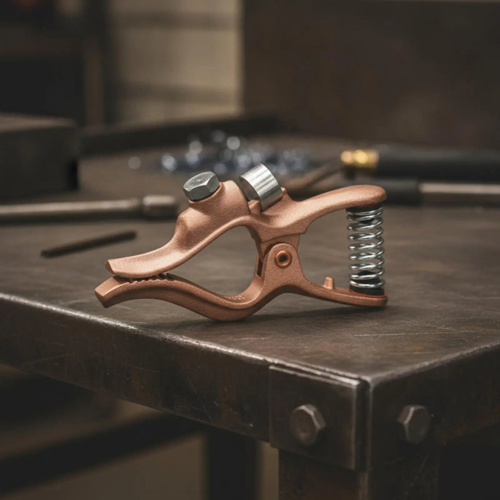 Serrated Metal-Joining Ground Clamp High Conductivity Welder Grounding Clamp Quake