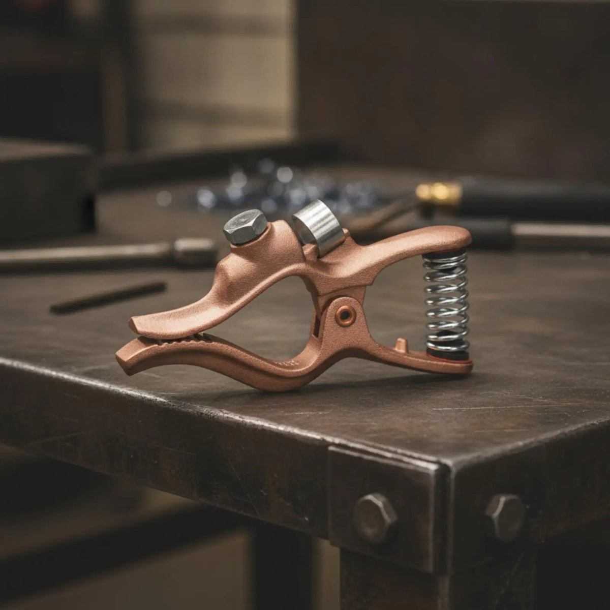 Serrated Metal-Joining Ground Clamp High Conductivity Welder Grounding Clamp Quake