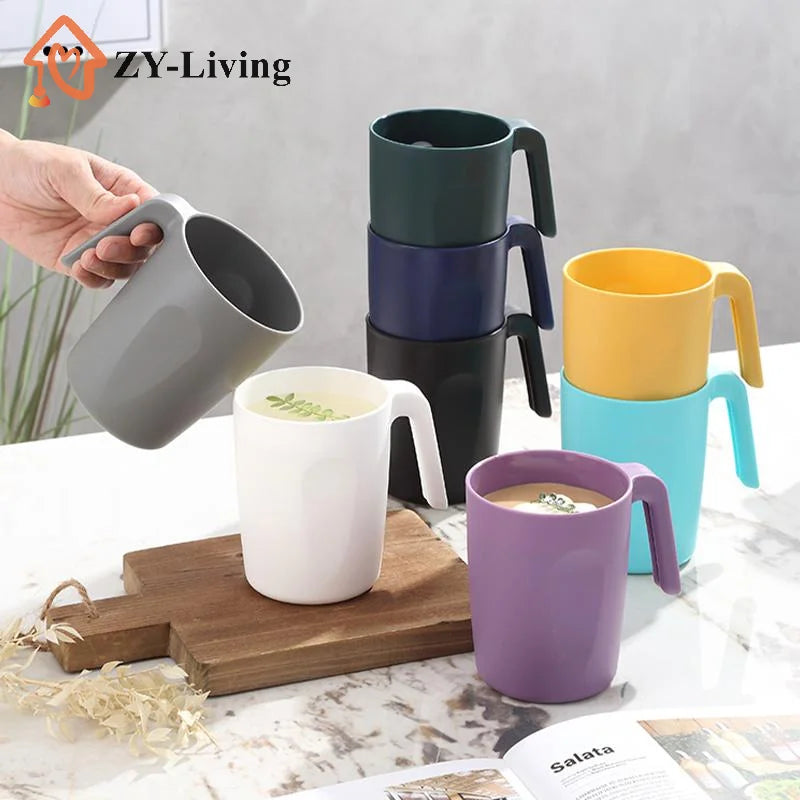 1Pcs Simple Household Thickened Mouthwash Cup, Tooth Cup and Plastic Brushing Cup Quake
