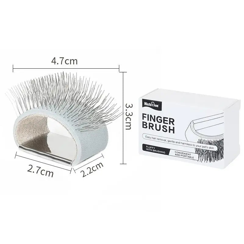 1PCS Pet Mini Needle Cleaning Comb Dog Cat Easy Open Knots Remove Prune Hair Comb Portable Finger Comb Pet Clean Supplies Quake 1PCS