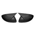 For Renault Captur 2019-2024 Car Sticker Rearview Side Mirror Cover Wing Cap Exterior Case Trim Accessories Vehicle Decoration Quake Carbon