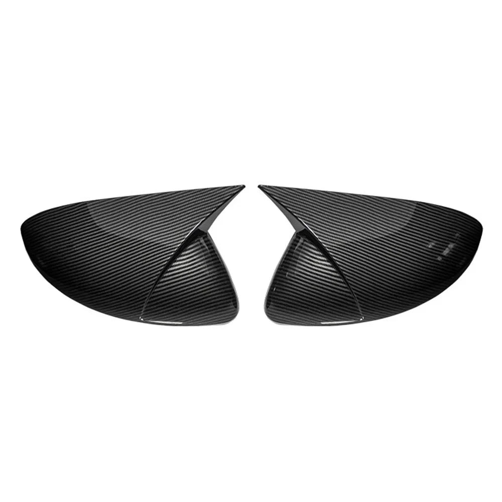 For Renault Captur 2019-2024 Car Sticker Rearview Side Mirror Cover Wing Cap Exterior Case Trim Accessories Vehicle Decoration Quake Carbon
