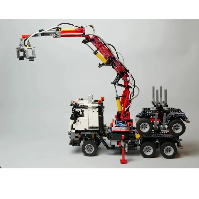 42043 Long Wood Truck Crane Sany Heavy Industry MOC-5890 High Difficulty Assembly Building Blocks 2926pcs Kids Christmas Gifts Quake