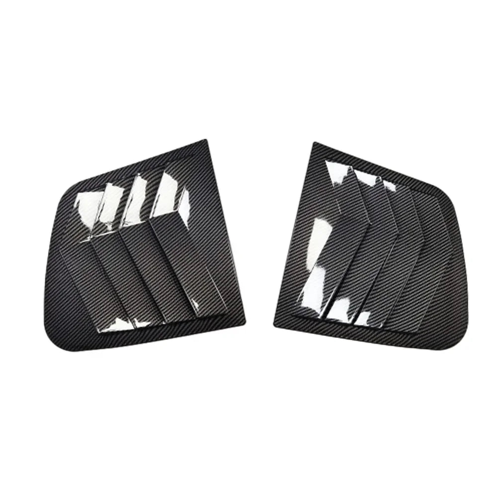 For Kia Sportage KX5 2016-2019 Car Rear Louver Window Side Shutter Cover Trim Sticker Vent Scoop ABS Carbon Fiber Accessories Quake
