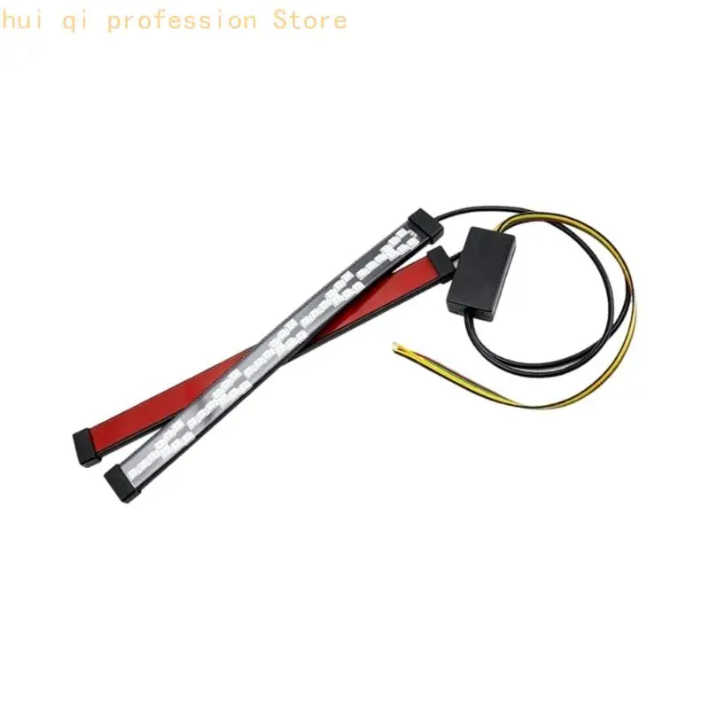 Motorcycle Tail Light Installation Set with Two LED Rear Bars Flexible Strips H8WE Quake CN