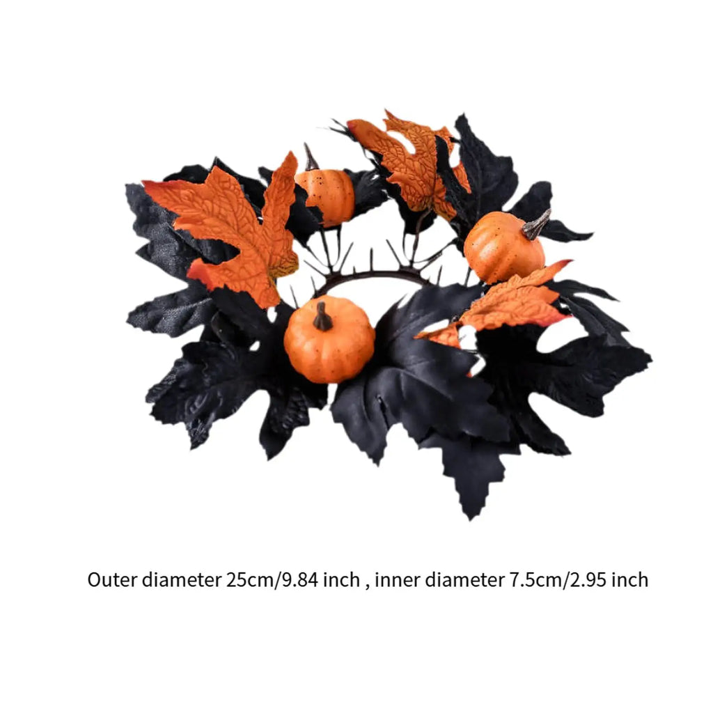 Halloween Wreath for Front Door Haunted House Decorative Home Ornament Prom Decoration Holiday Club Party Porch Halloween Wreath Quake