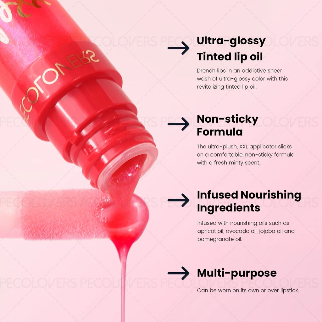 1 Pc Hydrating Highlight Lip Oil Lip Glaze, Silky Moisturizing Lip Gloss Lip Balm, Moisturizing Mirror Gloss, Daily Makeup Quake