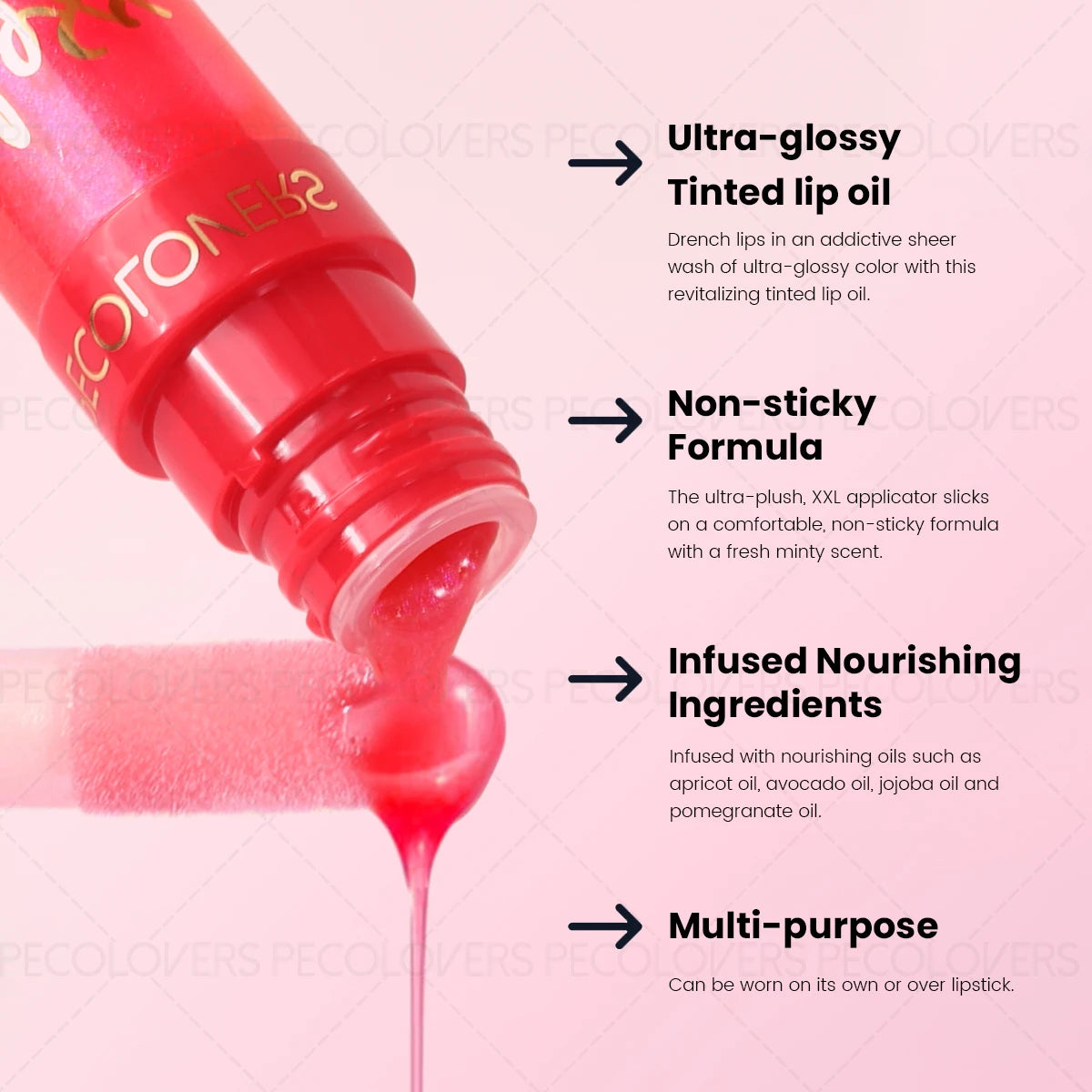 1 Pc Hydrating Highlight Lip Oil Lip Glaze, Silky Moisturizing Lip Gloss Lip Balm, Moisturizing Mirror Gloss, Daily Makeup Quake